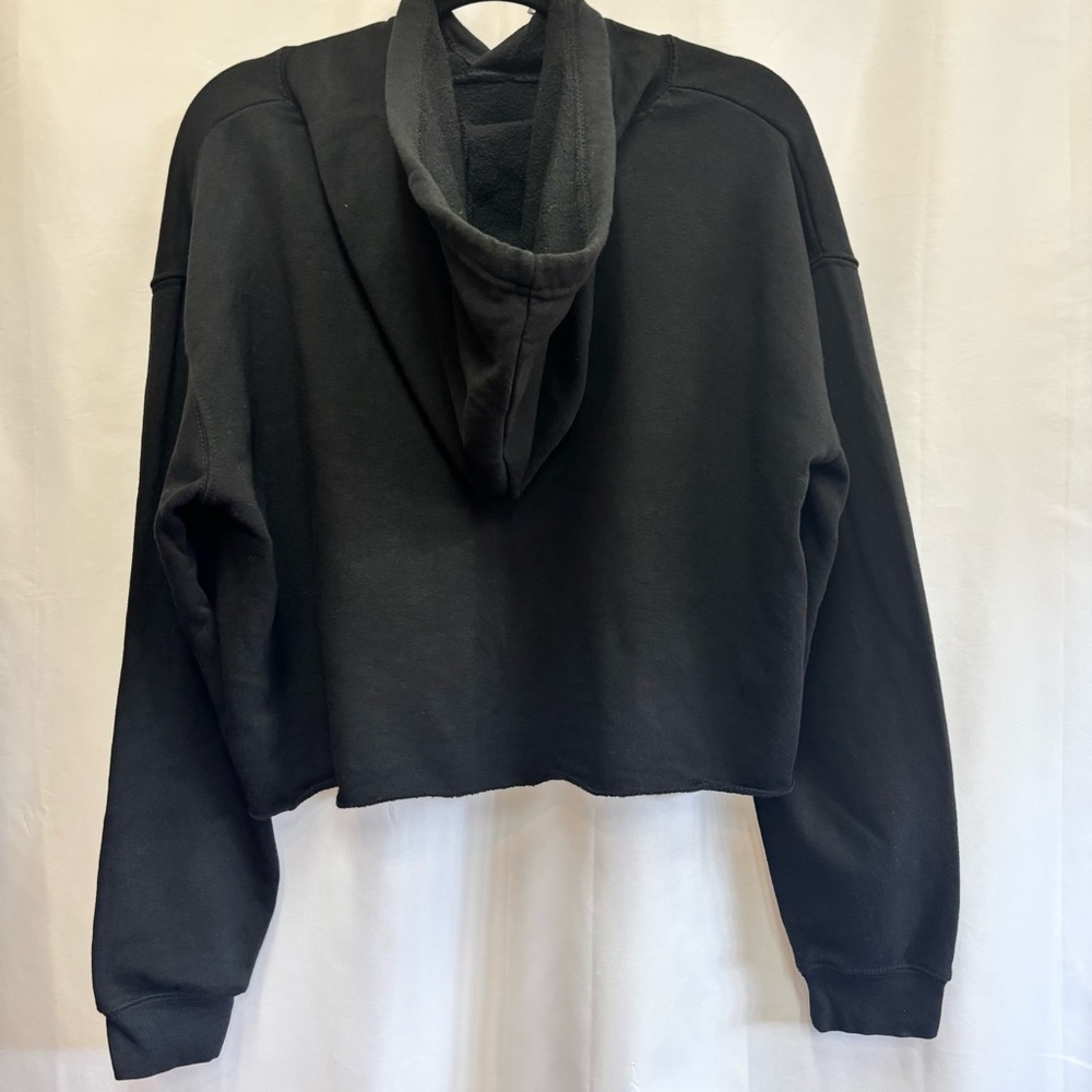 Lane Seven Cropped Hoodie Playboy Bunny Black Size M - Picture 2 of 9